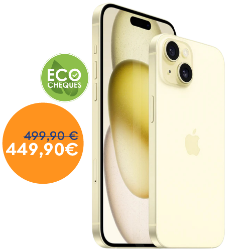 iPhone 15 Jaune - 128 Go