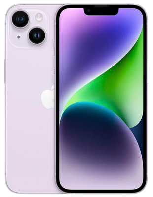 iPhone 14 Purple 128 GB Als nieuw - Apple refurbished smartphone