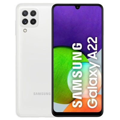 Galaxy A22 5G White 128 GB Zeer goede staat - Samsung refurbished smartphone