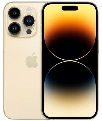 iPhone 14 Pro Gold 256 GB Zeer goede staat - Apple refurbished smartphone