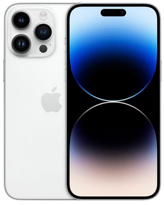 iPhone 14 Pro Max Silver 256 GB Parfait état - smartphone reconditionné Apple