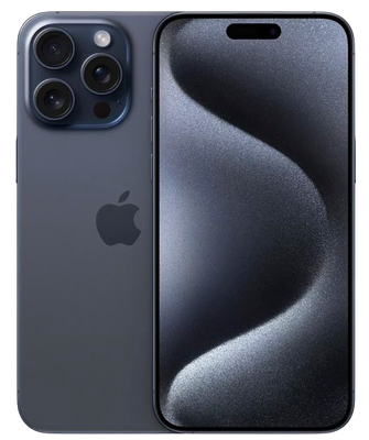 iPhone 15 Pro Titane bleu 256 GB Parfait état - smartphone reconditionné Apple