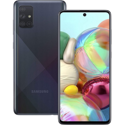 Galaxy A71 Black 128 GB Zeer goede staat - Samsung refurbished smartphone