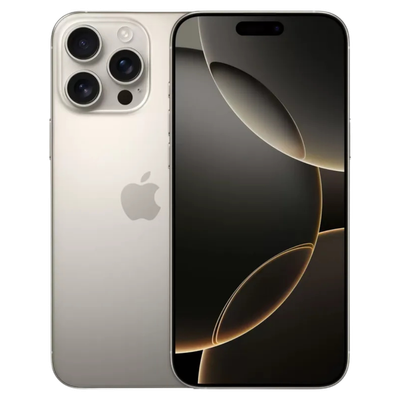 iPhone 16 Pro Max Titane naturel 256 GB Perfecte staat - Apple refurbished smartphone