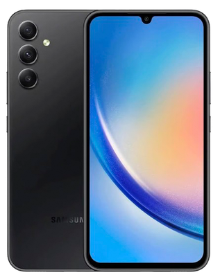 Galaxy A34 5G Black 128 GB Perfecte staat - Samsung refurbished smartphone