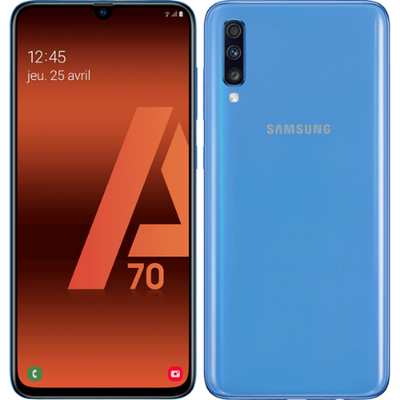 Galaxy A70 Blue 128 GB Etat correct - smartphone reconditionné Samsung