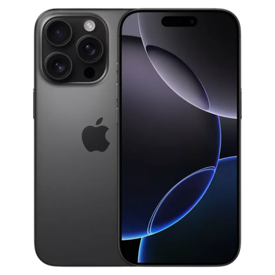 iPhone 16 Pro Titane noir 128 GB Perfecte staat - Apple refurbished smartphone