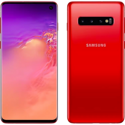 Galaxy S10 Plus Red 128 GB Zeer goede staat - Samsung refurbished smartphone