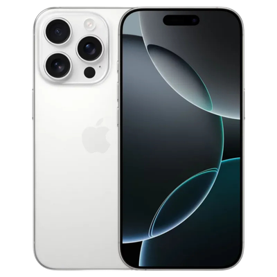 iPhone 16 Pro Titane White 128 GB Perfecte staat - Apple refurbished smartphone