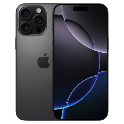 iPhone 16 Pro Max Titane noir 256 GB Très bon état - smartphone reconditionné Apple