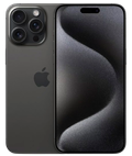 iPhone 15 Pro Titane noir 256 GB - smartphone reconditionné Apple